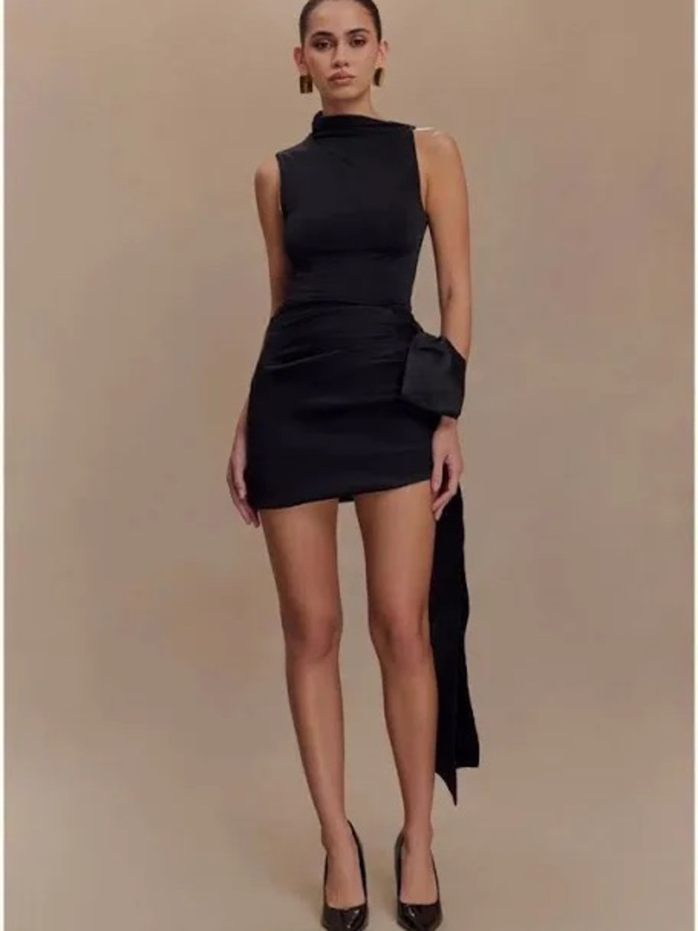NWT meshki becca taffeta mini skirt